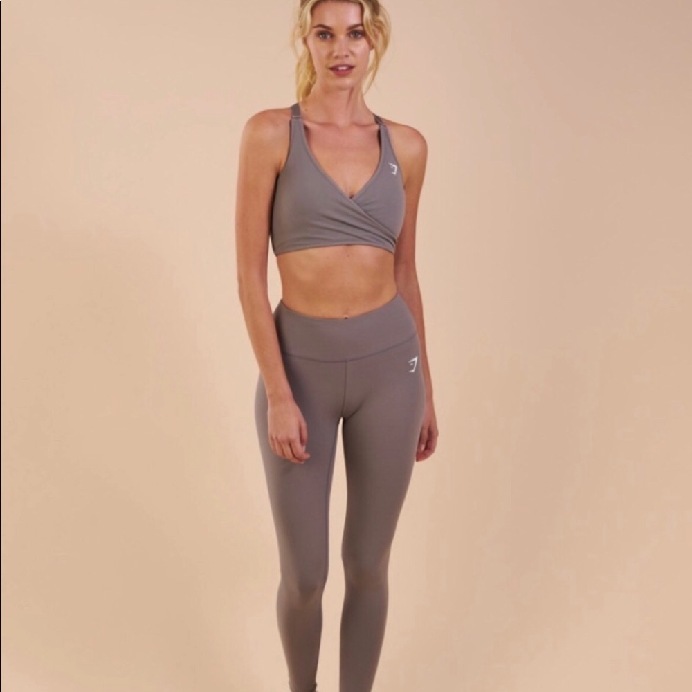 🔥🔥NWT Gymshark Dreamy Grey Full Length Leggings